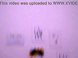 Sexy Brazilian mature babe shows off natural tits and tattoo