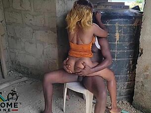 ghetto barbie horny for black monster cock fix outdoors  