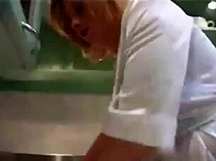 What Happens on a Date with a Smoking Blonde Mature