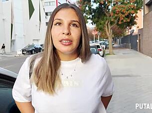 putalocura - young spanish woman with huge ass zivanka gets picked up on street by torbe