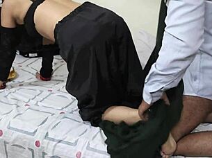 What if this Indian hot sexy housewife gets fucked in saree during devar role play?