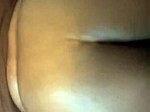 Pregnant ebony girlfriend creams wildly all over my hard dick during sex.