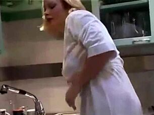 What Happens on a Date with a Smoking Blonde Mature