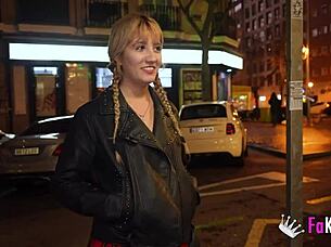 Beautiful young woman ditches older guy for peer with big cock in outdoor quickie