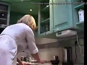 What Happens on a Date with a Smoking Blonde Mature