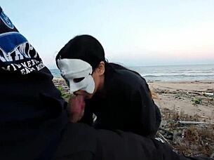 Summer Nears With Eager Beach Anal Creampie Desires Building Up