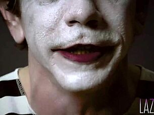 Intense Emotions Surge in Harley Quinn's Wild Parody Origin with Rough Slaps and Face Fucking