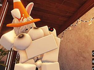 Hey, you wanna dominate this slutty traffic cone with a rough blowjob?