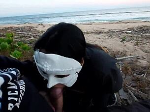 Summer Nears With Eager Beach Anal Creampie Desires Building Up