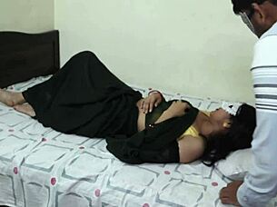 What if this Indian hot sexy housewife gets fucked in saree during devar role play?