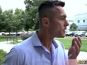 spanish bbw milf montse swinger gets fucked in the ass by a stranger