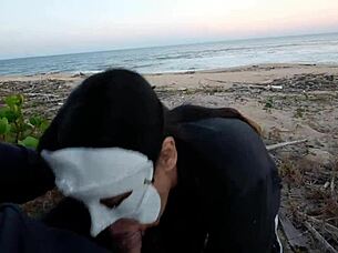 Summer Nears With Eager Beach Anal Creampie Desires Building Up