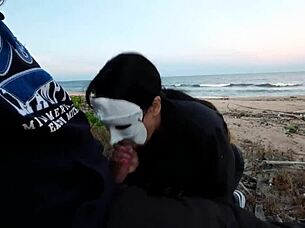 Summer Nears With Eager Beach Anal Creampie Desires Building Up