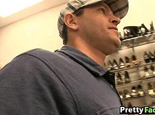 two amateur teens, a blonde and a latina named ranie mae, end up getting facials in this wild scene