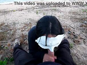 Summer Nears With Eager Beach Anal Creampie Desires Building Up