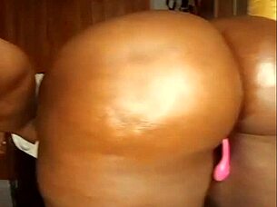 I'm this ebony babe with a massive ass and I just can't stop squirting everywhere from the intense pleasure