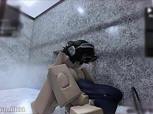 punishing yuuka for uninvited visit leads to intense blowjob and fingering session