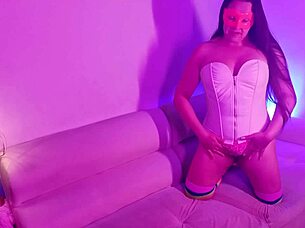 hey, this sexy milf waitress gets fucked for cash in a hidden room while the bar party's going on