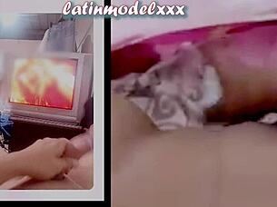 Hot girl casually learns to MAKE a homemade sex toy and masturbates for boyfriend on videocall in part 1