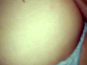 hot mom puts on relaxing music to sleep but i wake her with dick inside and fill her shaved pussy with cum at the end