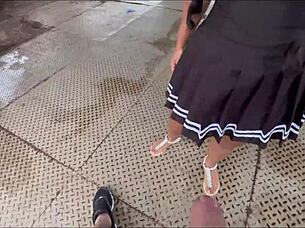 Is this the ultimate public sex video you'll see, especially with that shocking ending where we get caught?