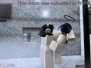 punishing yuuka for uninvited visit leads to intense blowjob and fingering session