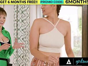 Why Does Lustful Masseuse Milf Lexi Luna Lick Oiled Babe Bella Rolland's Shaved Pussy?