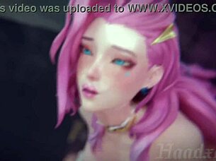 i'm seraphine and i love sucking that cock in this wild game session