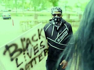 Black lives matter with intense blowjob action 😏