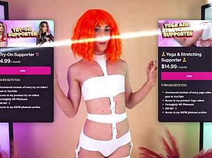 Emotional Try-On Of Sexy Cosplay Outfits Like Wonder Woman And Velma