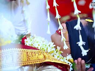 Newly married woman gets fucked by guy while blindfolded in full movie compilation with curvy tits and homemade fetish action