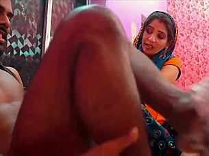 Indian maid gets TEASED and FUCKED hard in passionate homemade action with dirty hindi talk