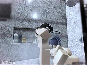 punishing yuuka for uninvited visit leads to intense blowjob and fingering session