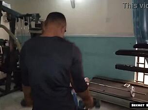 gym instructor gets seduced by big ass mature client for intense bbc pussy fucking action