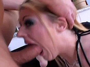 Sophie Dee loves eating jizz so much