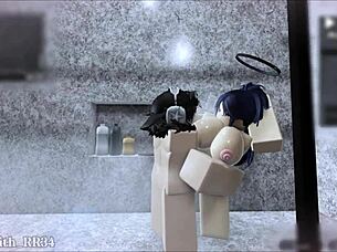 punishing yuuka for uninvited visit leads to intense blowjob and fingering session