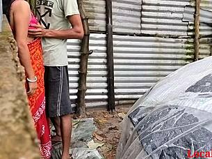 local desi village girl enjoys hardcore outdoor sex in ranch setting