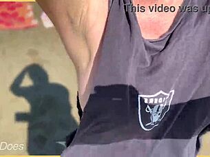 Hey wife, why are you walking around the public beach fully nude showing off those big tits?