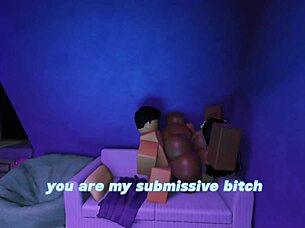 my ebony partner calls demanding rough anal punishment with a massive black cock