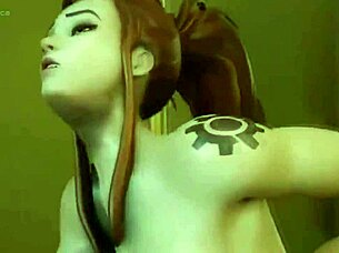 Brigitte lindholm indulges in passionate doggystyle from overwatch