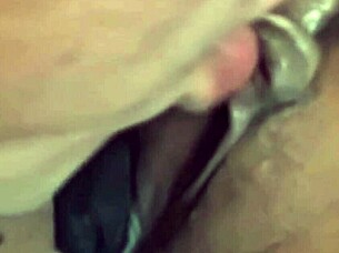 Amateur wife in lingerie kisses roommate passionately in dorm showing small tits and tight ass with tattoos