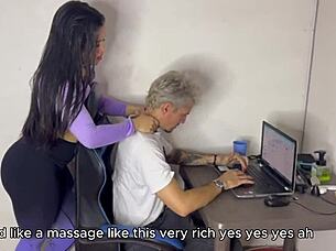 secretaria culona earns her raise by pleasing boss in office with intense fitness and roleplay action