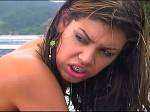 Isn't this super hot young babe craving hard cock deep in her throat, tight pussy, and narrow ass?