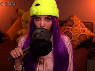 Oh, let me lick your ear softly like ASMR Moona does!