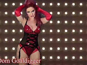 Slut Girl Fantasy With Rabbit Toy Crossdressing Bimbo Cosplay Fetish Fucking Action