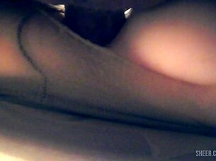 She excites me so much i rip off her leggings to fuck her ass