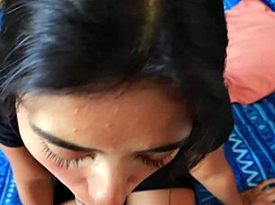 Horny Employee Enjoys First-Time Creampie