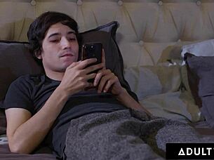 chloe surreal joins penny barber for a hot threesome with a guy in spanish subtitles