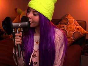 Oh, let me lick your ear softly like ASMR Moona does!