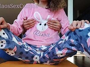 Stepdaddy, why are you teasing my small 18+ tits and fingering this tight asian pussy?